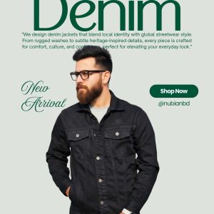 Solid Black Premium Denim