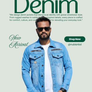 Premium Export Fabric Midlight Wash Denim