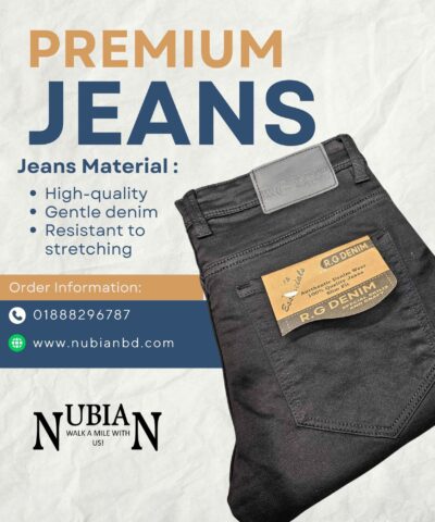 RG Denim Full Black Jeans Pant