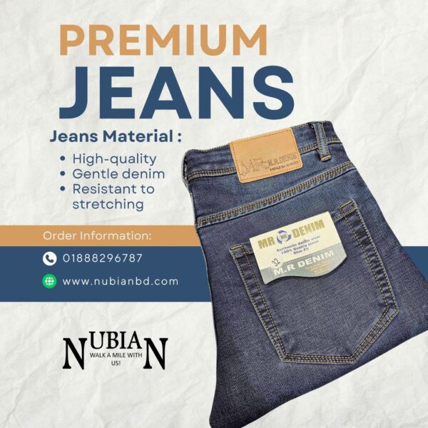 MR Denim Deep Blue Jeans Pant
