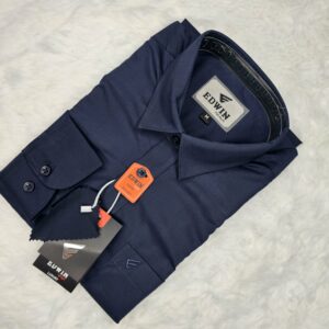 Full Sleeve Solid Shirt NavyBlue Color