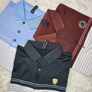 Premium Polo Solid Shirt Combo- Maroon, DeepGreen, SkyBlue