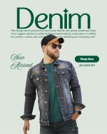 Premium Export Fabric Ash Gucci Denim