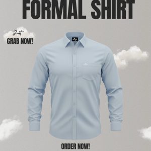 Premium Solid Shirt Light SkyBlue