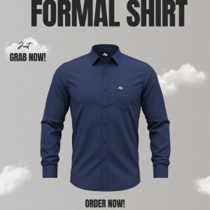 Premium Solid Shirt NavyBlue