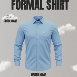 Premium Solid Shirt SkyBlue