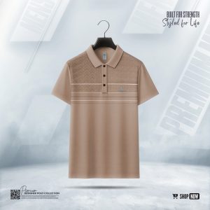 Imported China Fabric Polo Light Brown